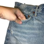 AGOLDE Parker Women's Shorts Distressed Frayed Hem Casual Blue Jean Size 29 Photo 3