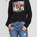 Ripple Junction NEW FRIENDS Juniors Sweatshirt size M Black Photo 0