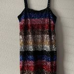 Gap Sequined Striped Dress Size Medium NWT Photo 0