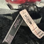 Victoria's Secret Black XS/S VERY SEXY SHINE STRAP LACE SKIRT GARTERS SHEER NWT Photo 2