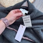 Rachel Parcell NWT‎  heathered gray puff sleeve turtleneck sweater Photo 4