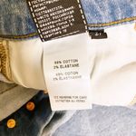 7 For All Mankind | High-Rise Button Fly Skinny Jeans in Vail size 27 Photo 4