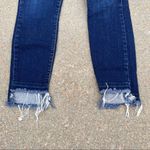 Paige  Hoxton Crop High Waist Raw Shark Bite Hem Skinny Jeans Photo 1