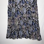 Style & Co Boho Blue‎ and Black Floral Patterned Women's Maxi Skirt Plus Size 100% Cotton Photo 2