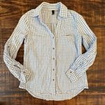 Kut From The Kloth Feena Textured Button Down Blouse- EUC Photo 0