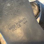 Brighton  Leather Sandals with Silver Buckle Accent Photo 10