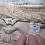 J. Crew City Fit Women's Corduroy Pants Size 30R Low Rise Beige Casual Everyday Tan Photo 2