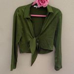 Ro & De  Olive Green Skirt Set Photo 5