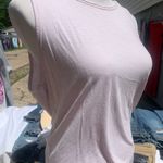 Aerie Baby Pink Open Back Tank Top Photo 5