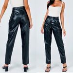Princess Polly NWT Love Club Vegan Faux Leather Pants Black Sz 8 Photo 1