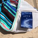 Apt. 9 🆕  striped underwire padded halter striped bikini top small colorful Photo 5