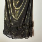 Elegant Black and Gold Dress‎ size 12 Photo 2