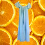 NWT Miss Elaine Light Blue Night Gown‎ Size Large Photo 6