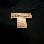 Anthropologie Holding Horses Midi Dress Shirt Lagenlook Boat Neck Teal Green M Photo 1