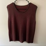 Vintage San Remo Knit Two Piece Tank Jacket Combo Red Size M Photo 5