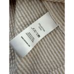 joe's jeans JOE'S Cotton Seersucker Puff Sleeve Top In Khaki White Stripe Size XL X-Large Photo 6