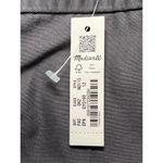 Madewell  Fitted Button-Down Shirt Size 12 Gray Cotton Long Sleeve NWT Photo 7