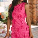 These Three Boutique Lace dress hot pink  Photo 0