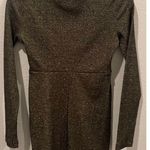 Urban Outfitters Sparkle Gold Metallic Square Neck Bodycon Mini Dress Photo 4