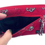 Vera Bradley  Mesa Red Paisley Bandana Zip Around Quilted Wallet Wristlet Photo 11