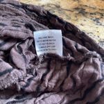 Long Sleeve Print Dress Round Neck Casual Brown‎ Black Brown Size XL Photo 2