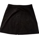 Aritzia Wilfred Free By  Black Suede Mini Skirt Size 6 Photo 4
