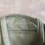 Danskin Sage Green One Shoulder Padded Push Up Sports Bra  Athletic Crop Sz S EUC Photo 3