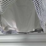 Banana Republic  Womens Skirt Sz 10P Blue Seersucker Y2K Coastal Cowgirl Preppy Photo 5