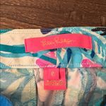 Lilly Pulitzer  Kelly Skinny Ankle Pants 8 Maldives Green Tropical Print Stretch Photo 4