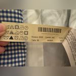 Massimo Dutti Stunning  gingham blue white blazer US 4 EU 36 Photo 3