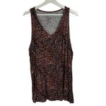 Torrid Plus Size 1X Top Super Soft Rib Sleeveless Lounge Tank Animal Leopard Photo 1