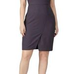 Rebecca Taylor NYC Tailored Garbine Suiting Dress in Grey size 14 Professional Photo 0