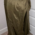 Lauren Ralph Lauren New, Vintage  Tahiti Side Tie Midi Maxi Silk Skirt Deadstock Size 14  Photo 0
