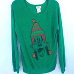 Disney  Goofy Green sweater size S​ Photo 0