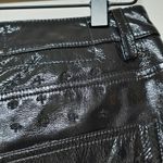 Ksubi Womens Leather Rap Skirt Size 27 Asymmetric Lamb Leather Black EUC Photo 5