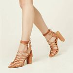 Forever 21 Faux suede lace up heels Photo 0