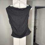 J.Crew NWT  Stretch Cotton-blend Off-the-shoulder Top Black Photo 1