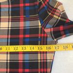 Women’s Long Sleeve Plaid Dress Size Small Red Photo 4