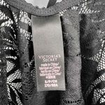 Victoria's Secret Black Lace Metallic Bodysuit Glamourous Seductive Sheer Small Photo 4