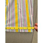 Relativity Multicolor Striped Pattern Drawstring Waist Straight Leg Casual Pants Photo 10