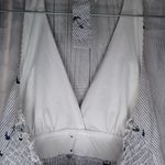 Lucy Love  Blue and White With Anchors Halter Style Top Photo 7