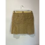 American Eagle Vintage Y2K Velour Mini Skirt Size 4 Tan with Belt Photo 1