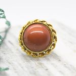 Vintage Cocktail Ring Gold Photo 2