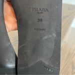 Prada Triangle Logo Slide Sandals in Black Size 36 New Photo 6