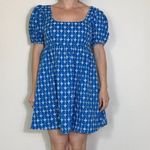 Rhode X Target Blue Eyelet Mini Dress Size Medium Photo 1