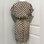 Pink Rose Black and Cream Checkered Midi Dress Size M Photo 1