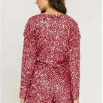 English Rose  SEQUIN WRAP ROMPER SIZE MEDIUM Photo 2
