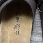 NWT Project Cloud Leather Sandals Women’s 8 Wren Chocolate – Memory, Adjustable Brown Photo 2