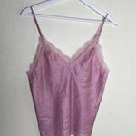 Victoria's Secret Pink Glitter Sparkle Tank Top Lace Pajama Size Small Photo 0