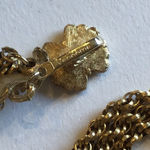 Vendome Vintage Gold Tone Shimmer Beads Beaded Double Strand Necklace Photo 9